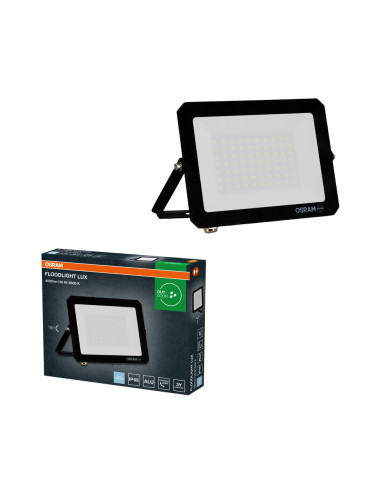NAŚWIETLACZ FLOOD LED LUX 50W 6500K 4500LM BK IP65 3Y 