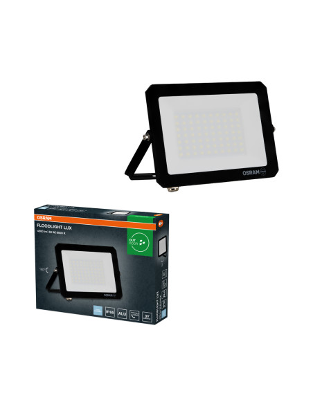 NAŚWIETLACZ FLOOD LED LUX 50W 6500K 4500LM BK IP65 3Y 