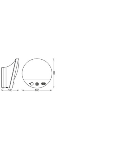 OPRAWA SMART OUTDOOR WIFI CAMERA ROUND 