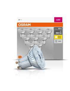  ŻARÓWKA LED  10-PAK LED BASE PAR16 50 36 4,3W 2700K ciepła biała 230V GU10 FS10 