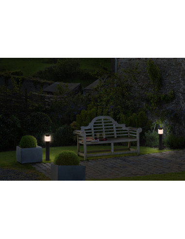 SŁUPEK OGRODOWY Endura Hybrid Bollard Rondo 50cm 4W Dark Gray