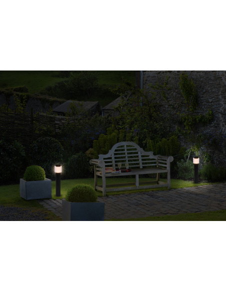 SŁUPEK OGRODOWY Endura Hybrid Bollard Rondo 50cm 4W Dark Gray