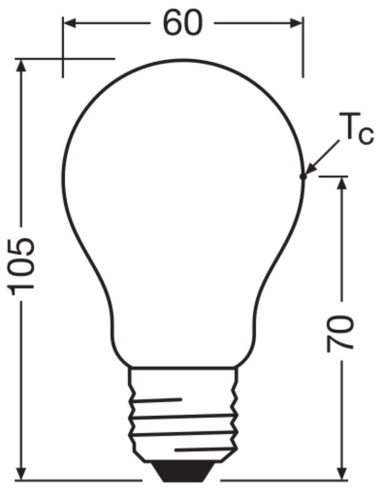 ŻARÓWKA LED ENERGY CLASS CLA75 5W 4000K neutralna biała E27 1055LM GL FR EE  KLASA A 