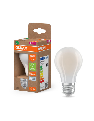 ŻARÓWKA LED ENERGY CLASS CLA75 5W 4000K neutralna biała E27 1055LM GL FR EE  KLASA A 
