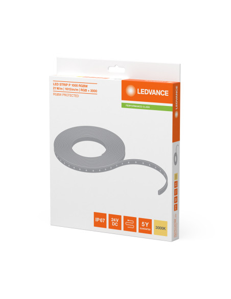TAŚMA LED LS P-1000 RGBW IP67 3000K ciepła biała CRI90 5 metrów 106W 24V 7735LM PASEK PERFORMANCE PROTECTED G2 