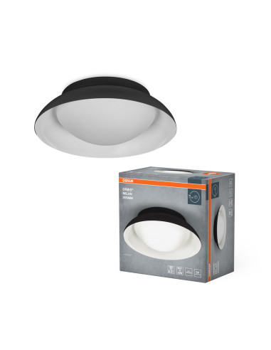 PLAFON LED ORBIS MILAN 305 2XE27 BK 