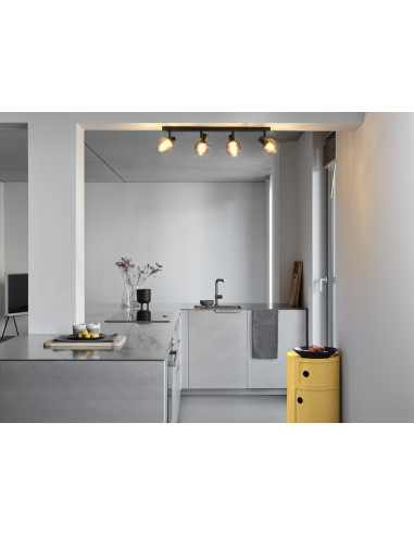 OPRAWA SUFITOWA LED DECOR SPOT FIREFLY DIM 4X2.8W 2700K ciepła biała E14 BK 