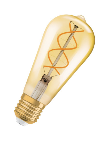 ŻARÓWKA LED 1906 VINTAGE LED EDISON GOLD28 DIM 4W 2000K 300LM E27 