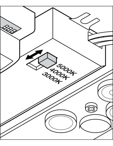 PLAFON LED SURFACE CIRCULAR 350 18W 3CCT SENSOR 1440LM IP44 