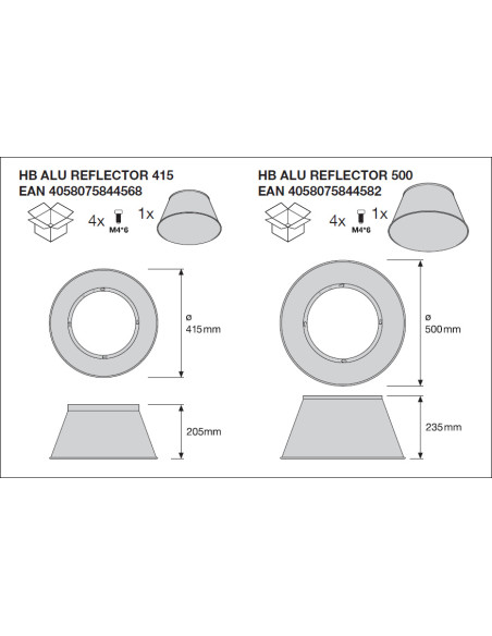 OPRAWA HIGH BAY LED 75W/53W/4000K 70DEG 13200LM /9328LM IP66 IK10 PS GEN5 