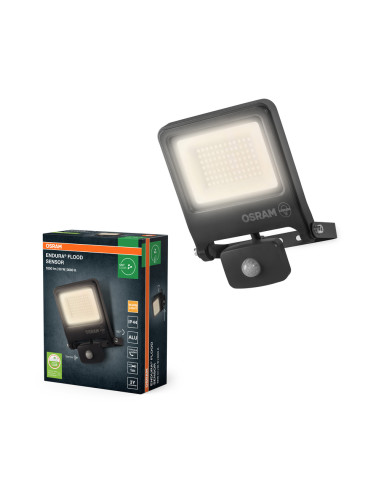 NAŚWIETLACZ ENDURA FLOOD SENSOR 50W 3000K ciepła biała 5250LM PCR DG 
