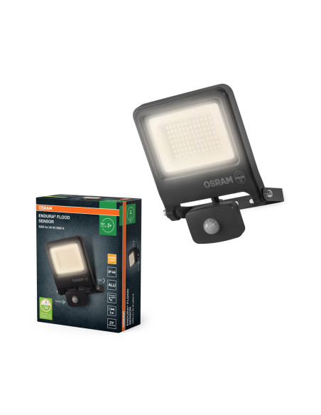 NAŚWIETLACZ ENDURA FLOOD SENSOR 50W 3000K ciepła biała 5250LM PCR DG 
