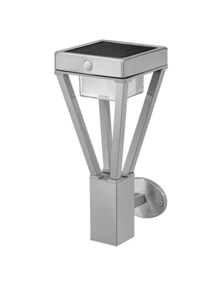 KINKIET ZEWNĘTRZNY SOLAR ENDURA STYLE BOUQUET WALL SENSOR 6W 550LM STAL NIERDZEWNA 