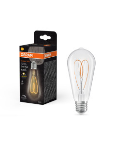 ŻARÓWKA LED 1906 VINTAGE LED EDISON 60 HEART FILAMENT DIM 7,2W 2700K ciepła biała CLEAR E27 