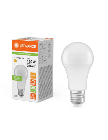 ŻARÓWKA LED P CLA150 DIM FR 20W 2700K ciepła biała  E27 2452LM PLASTIC 