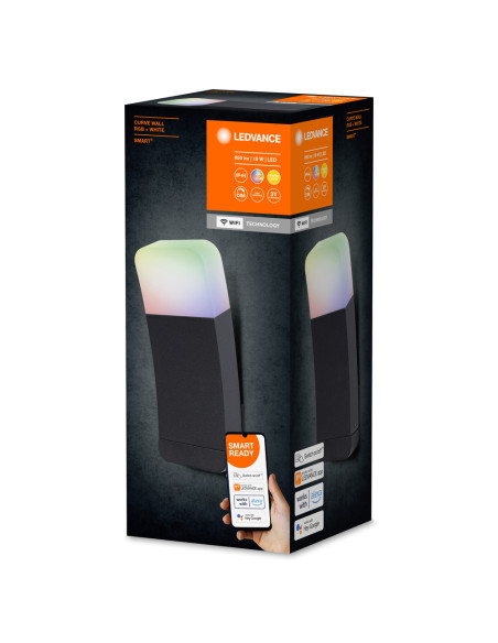 OPRAWA SMART OUTDOOR WIFI CURVE WALL RGBW DG 
