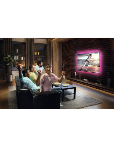TAŚMA FLEX TV MOOD LIGHT RGB REM 4W 1,5M USB PASEK Z PILOTEM  