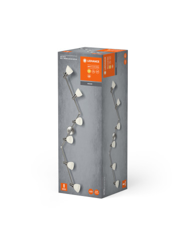 OPRAWA LED SPOT G9 6X1,9W 2700K ciepła biała SUFITOWA 