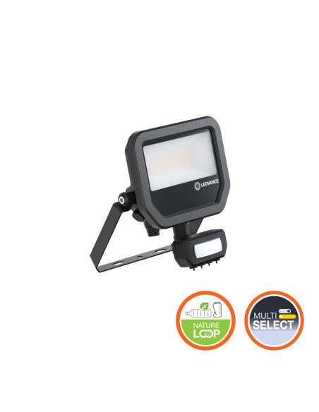 NAŚWIETLACZ FLOOD LED SENSOR 20 P 17W/11W 2400LM/1600LM PS 4000K SY100 BK IP65 GEN4