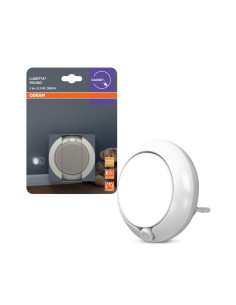PRZENOŚNA LAMPKA NOCNA LED LUNETTA ROUND WHITE 0,30W 3000K IP20  