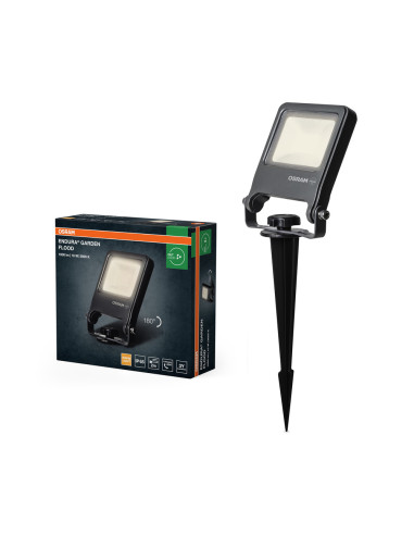 NAŚWIETLACZ ENDURA GARDEN SPIKE FLOOD 10W 3000K ciepła biała 800LM DG 