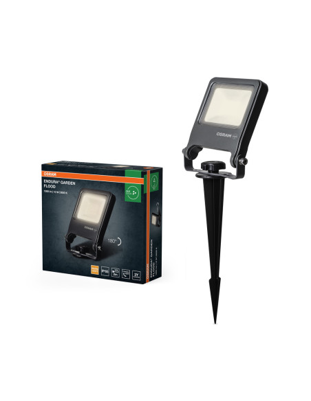 NAŚWIETLACZ ENDURA GARDEN SPIKE FLOOD 10W 3000K ciepła biała 800LM DG 