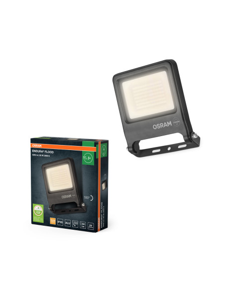 NAŚWIETLACZ ENDURA FLOOD 50W 3000K ciepła biała 5250LM PCR DG 
