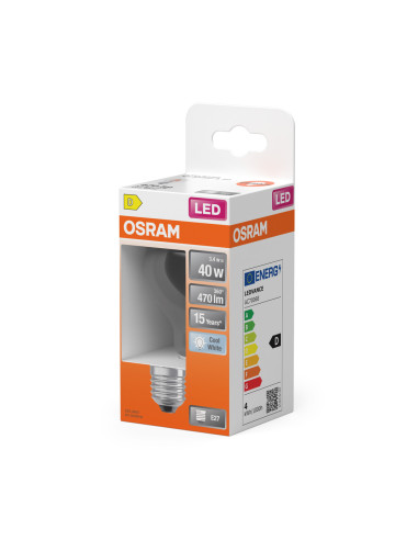 ŻARÓWKA LED STAR RF CLA40 3,4W 4000K neutralna biała  470LM FIL E27 
