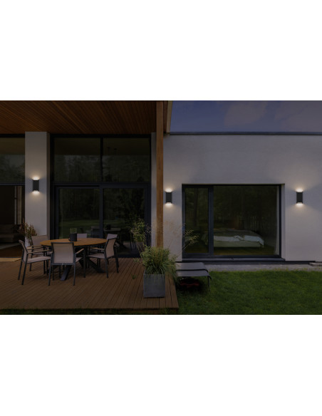 KINKIET ZEWNĘTRZNY Endura Style IP65 IDAR WALL Dark Gray 