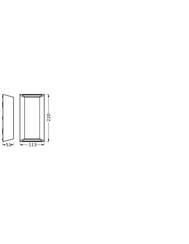 KINKIET ZEWNĘTRZNY Endura Style IP65 IDAR WALL Dark Gray 