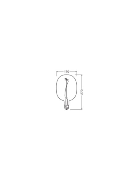 ŻARÓWKA LED 1906 VINTAGE BALLON PINK DIM 10 4,5W/816 E27 