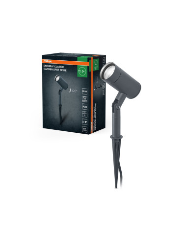 NAŚWIETLACZ ENDURA GARDEN SPIKE SPOT GU10 DG 