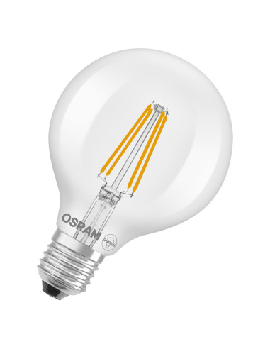 ŻARÓWKA LED ENERGY CLASS G95 75 5W 2700K ciepła biała E27 1055LM FIL EE  KLASA A 