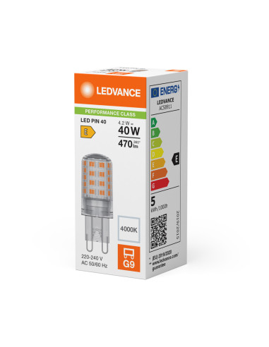 ŻARÓWKA LED P SPECIAL LED PIN40 CL 4,2W 4000K neutralna biała G9 300° 230V 470LM 