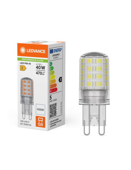ŻARÓWKA LED P SPECIAL LED PIN40 CL 4,2W 4000K neutralna biała G9 300° 230V 470LM 