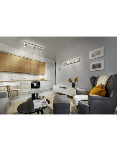 OPRAWA LED DECOR SPOT MARS 713MM 58.5W 3000K ciepła biała CLICK-SELECT WHITE 4 SPOT 