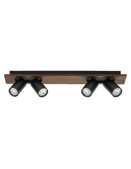 OPRAWA SUFITOWA LED DECOR SPOT MERCURY DIM 4X3.4W 2700K ciepła biała GU10 BK 