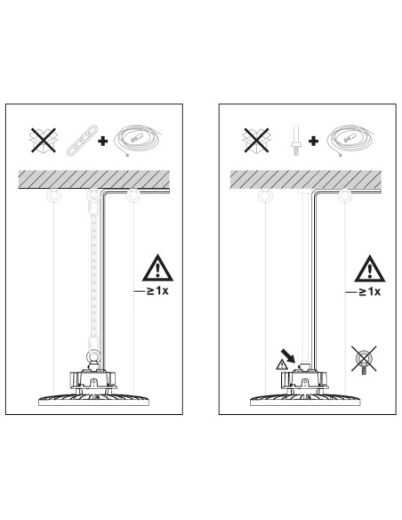 OPRAWA HIGH BAY LED 150W/125W/4000K 110DEG 26700LM /22250LM IP66 IK10 PS GEN5 