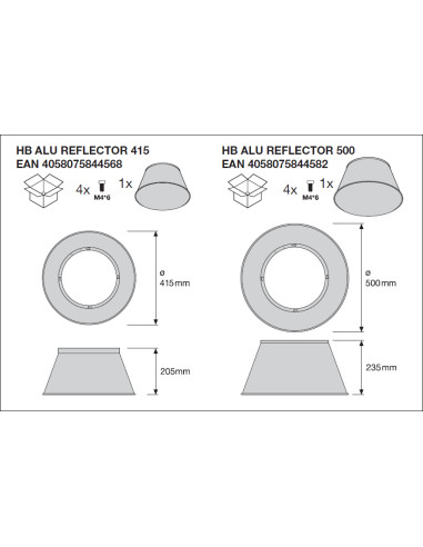 OPRAWA HIGH BAY LED 150W/125W/4000K 110DEG 26700LM /22250LM IP66 IK10 PS GEN5 