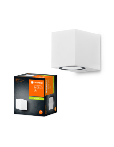 KINKIET ZEWNĘTRZNY ENDURA CLASSIC SQUARE DOWN GU10 IP44 WHITE