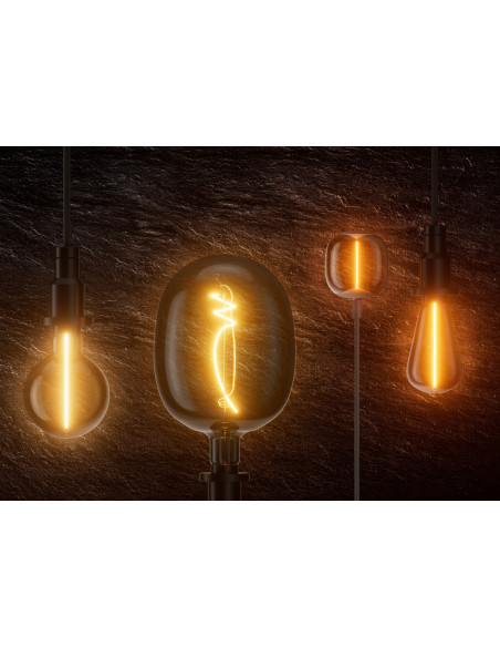 ŻARÓWKA LED 1906 VINTAGE LED MAGNETIC GLOBE95 GOLD12 FIL 2.2W 2700K 120LM E27 