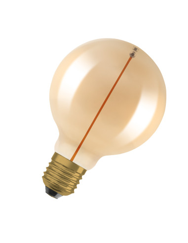 ŻARÓWKA LED 1906 VINTAGE LED MAGNETIC GLOBE95 GOLD12 FIL 2.2W 2700K 120LM E27 