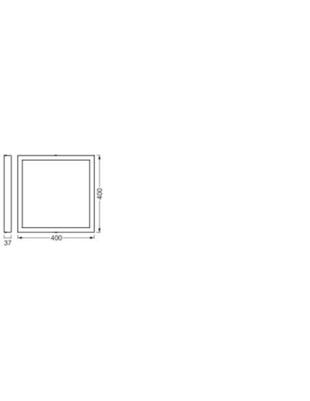 PLAFON SMART WIFI ORBIS DOWNLIGHT SURFACE 400X400 TW 3000K...6500K WHITE 