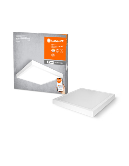 PLAFON SMART WIFI ORBIS DOWNLIGHT SURFACE 400X400 TW 3000K...6500K WHITE 