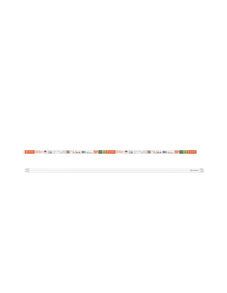 ŚWIETLÓWKA LED P ST8-1.2M LEDTUBE T8 EM 1200 15.6W/13.1W 3000K ciepła biała 2300LM/1900LM TUBA LED 