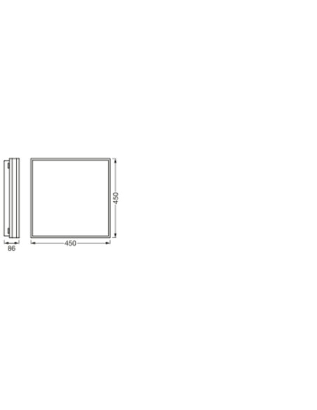 PLAFON LED SMART WIFI ORBIS MAGNET 450X450 42W 3000K..6500K TW BK 