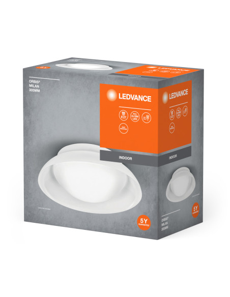 PLAFON LED ORBIS MILAN 305 2XE27 WT 