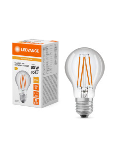ŻARÓWKA LED S LED DS S CLA60 FIL CL 7,3W 2700K ciepła biała  E27 806LM DAYLIGHT SENSOR 