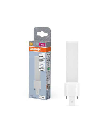 ŚWIETLÓWKA LED DULUX S 7LED 3,5W 4000K neutralna biała  230V EM & AC MAINS G23 400LM 