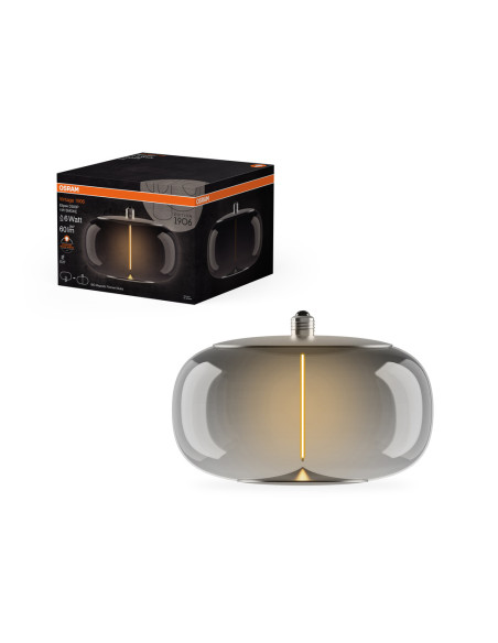 ŻARÓWKA LED 1906 VINTAGE LED MAGNETIC BIG ELIPSE SMOKE6 FIL 4W 1800K 60LM E27 